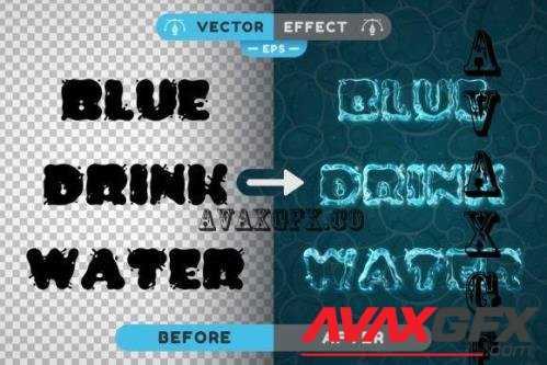 Water - Editable Text Effect - 12727037