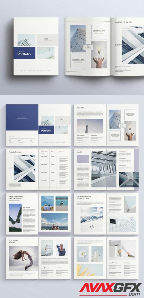 Adobestock - Portfolio Layout 532559051