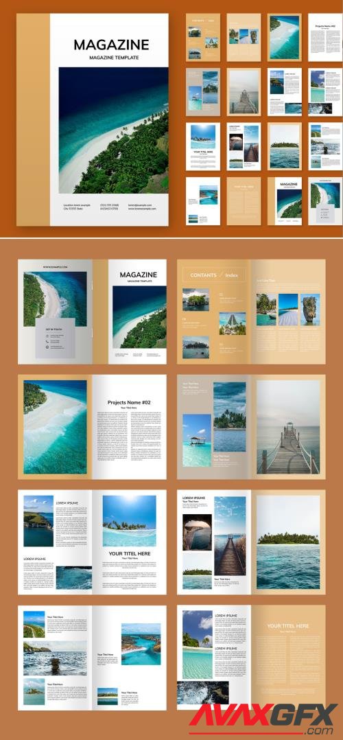 Adobestock - Magazine Layout 532558784