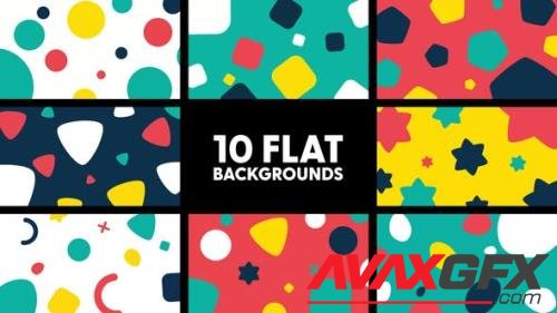 Videohive - Flat Backgrounds 43375965