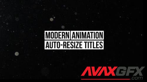 Videohive - Auto-Resize Titles 43334635