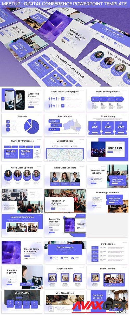 Meetup - Digital Conference Powerpoint Template