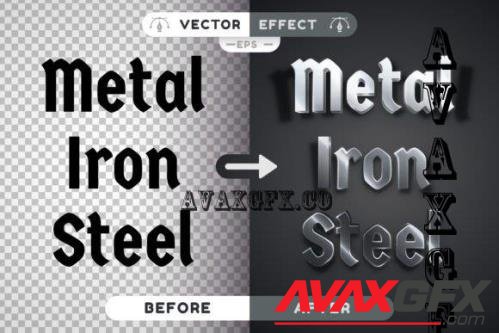 Metal - Editable Text Effect - 12727875