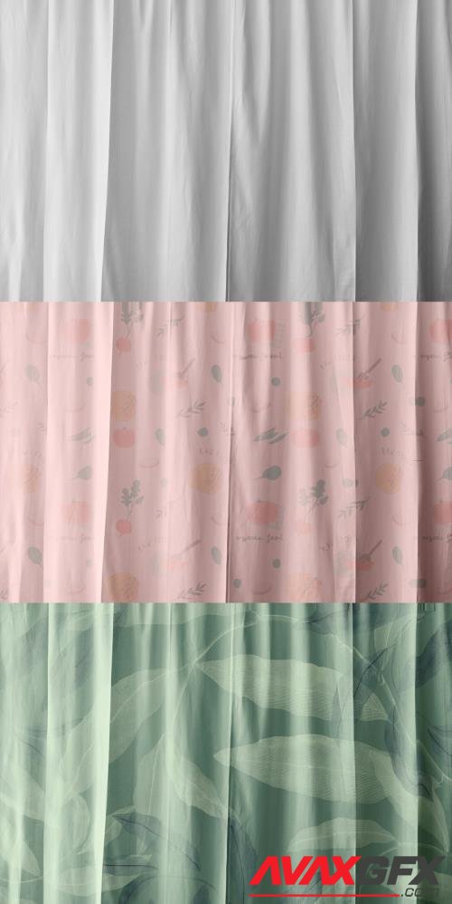 Adobestock - Editable Curtain Mockup Design 442162642