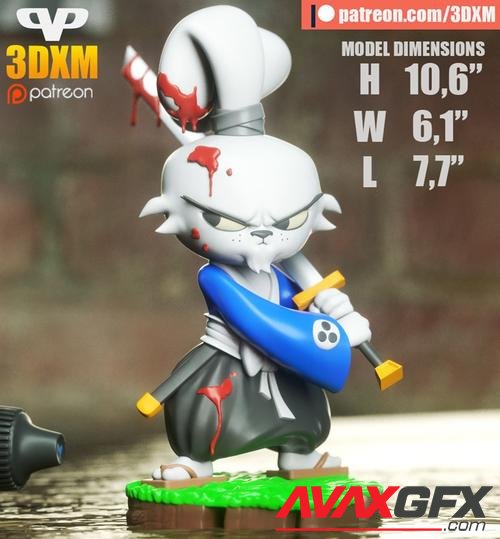 3DXM - Usagi Yojimbo Chibi – 3D Print