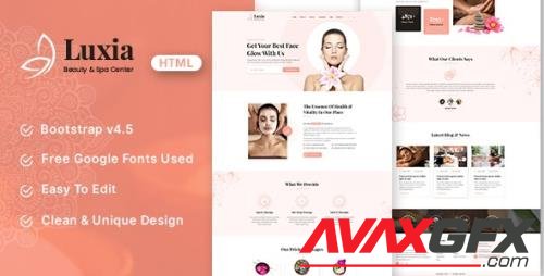 ThemeForest - Luxia - Beauty & Spa Center HTML Template 30997524