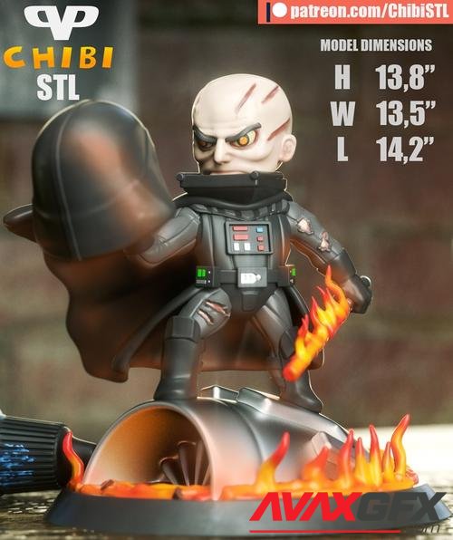 3DXM - Darth Vader Mythos Chibi – 3D Print