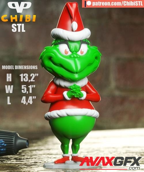 3DXM - Grinch Chibi – 3D Print