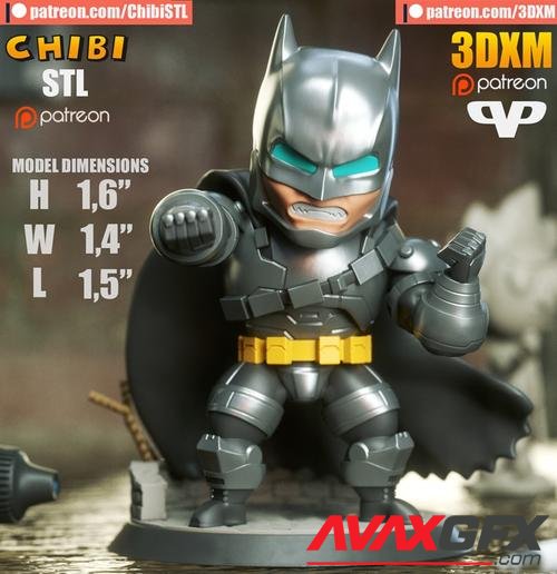 3DXM - Armoured Batman Chibi – 3D Print