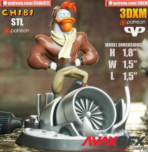 3DXM - Launchpad McQuack Chibi – 3D Print