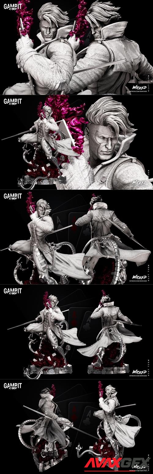 Wicked - Marvel Gambit Sculpture – 3D Print