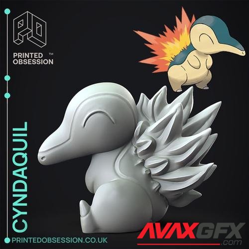 Cyndaquil – 3D Print