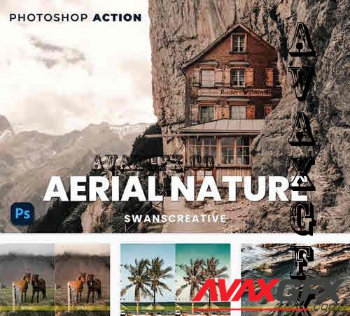 Aerial Nature Photoshop Action - QUFZAGE