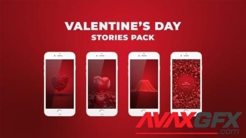 Videohive - Valentines Day Story Pack 43255550