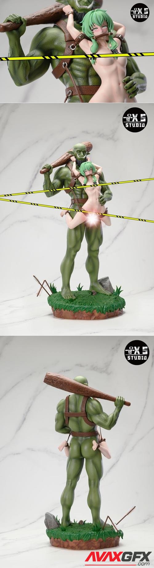 T.X.S Studio - General Goblin and his Elf Amour – 3D Print