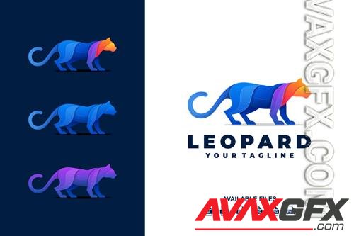 Leopard Colorful Logo Template