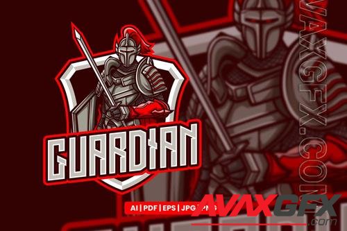 Guardian knight logo mascot