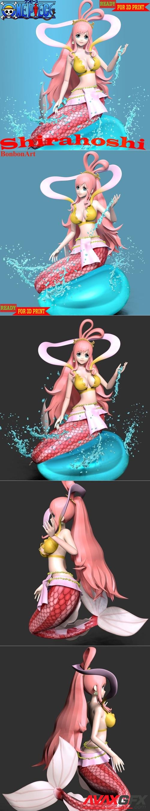 Shirahoshi - One Piece Battle Dance – 3D Print