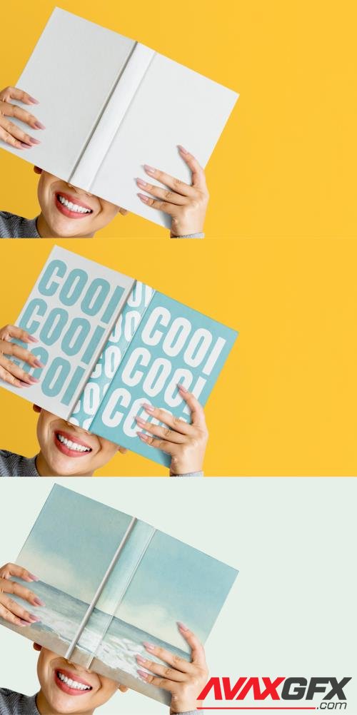 Adobestock - Editable Book Cover Mockup 437081424