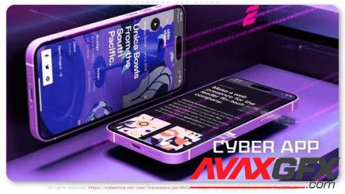 Videohive - Cyberpunk App Promo 43383249