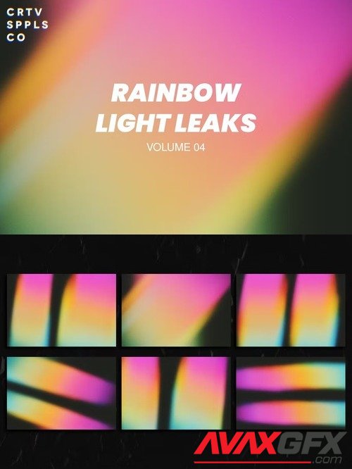 Rainbow Light Leaks Textures Vol. 04 2MD3FT9
