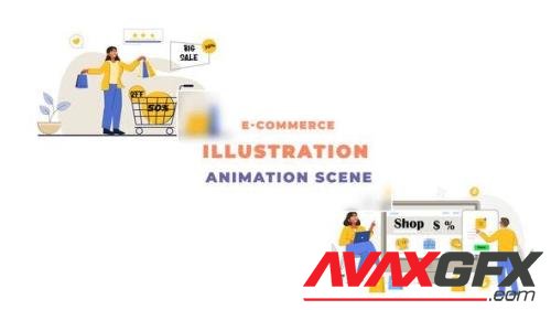 Videohive - E-Commerce Animation Scene 43395926