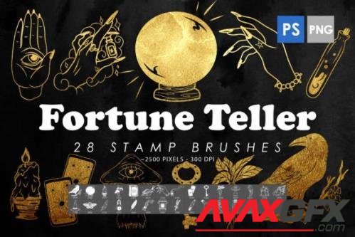 Fortune Teller Photoshop Stamp Brushes - 2428460