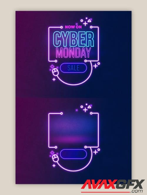 Adobestock - Cyber Monday Neon Sign 547996862