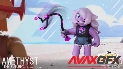 Gem Defenders - Amethyst Action Figure – 3D Print