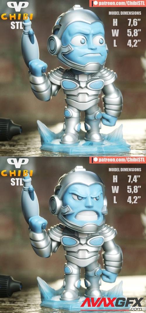 Mr. Freeze Arnold Chibi – 3D Print