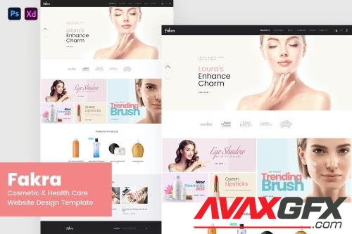 Fakra - Cosmetic & Health Care Website Design