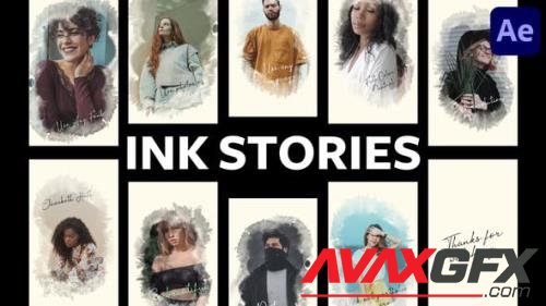 Videohive - Instagram Ink Historical Stories for After Effects 43218056