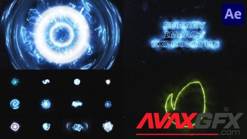 Videohive - Energy Impact Explosions for After Effects 43383169