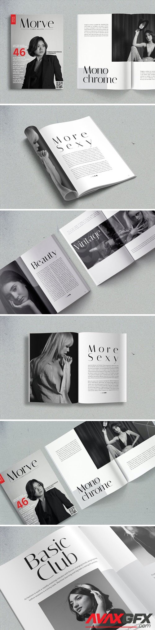 Morve Magazine Template 2XBRT6H