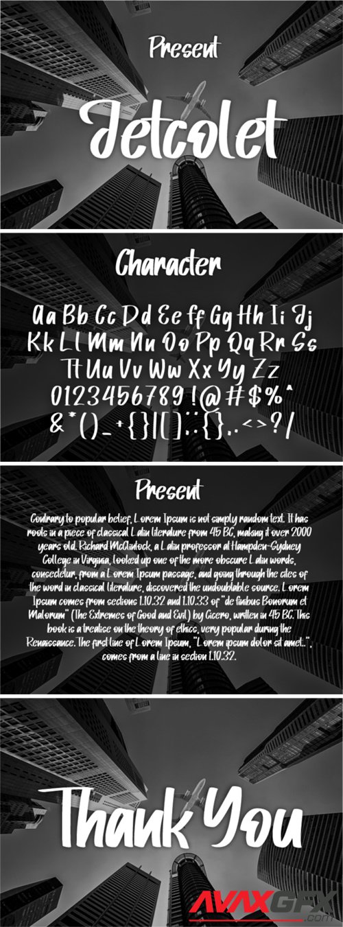 Jetcolet Font