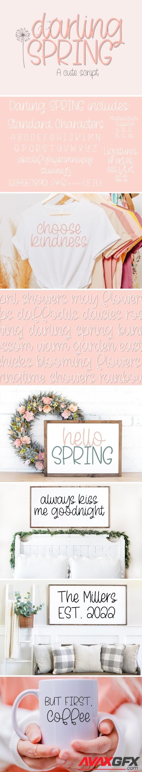 Darling Spring Font