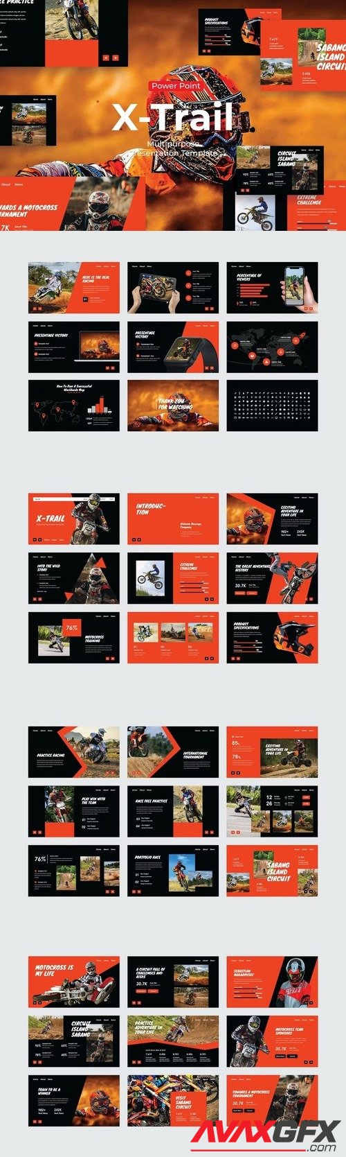 X-Trail - PowerPoint Template