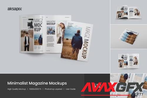 Minimalist Magazine Mockup