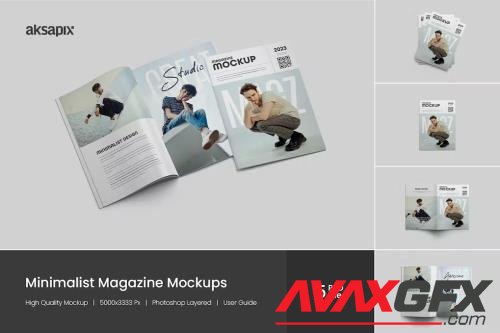 Minimalist Magazine Mockup