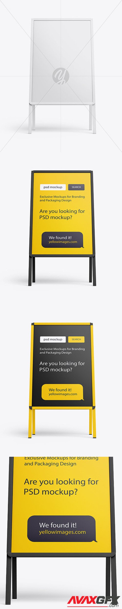 Plastic Stand Mockup 46622 TIF