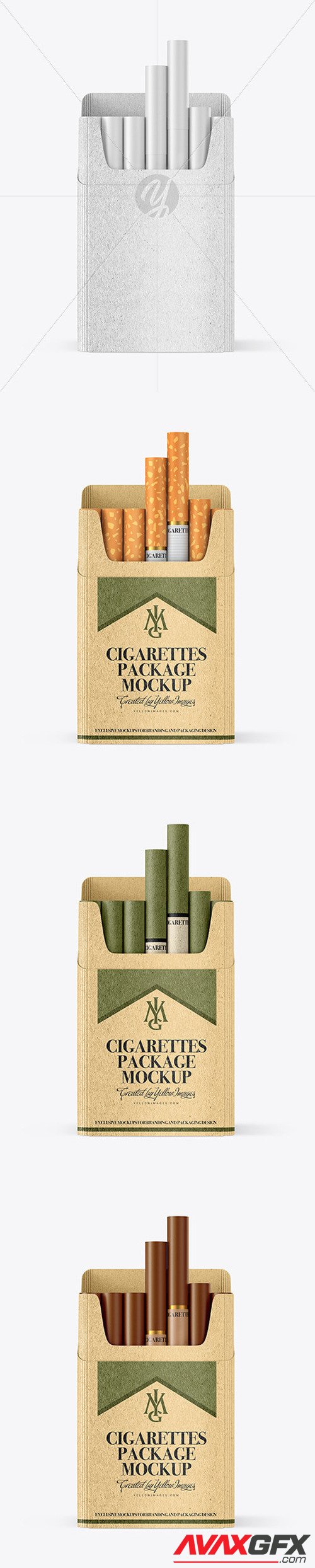 Kraft Cigarette Pack Mockup 56394 TIF
