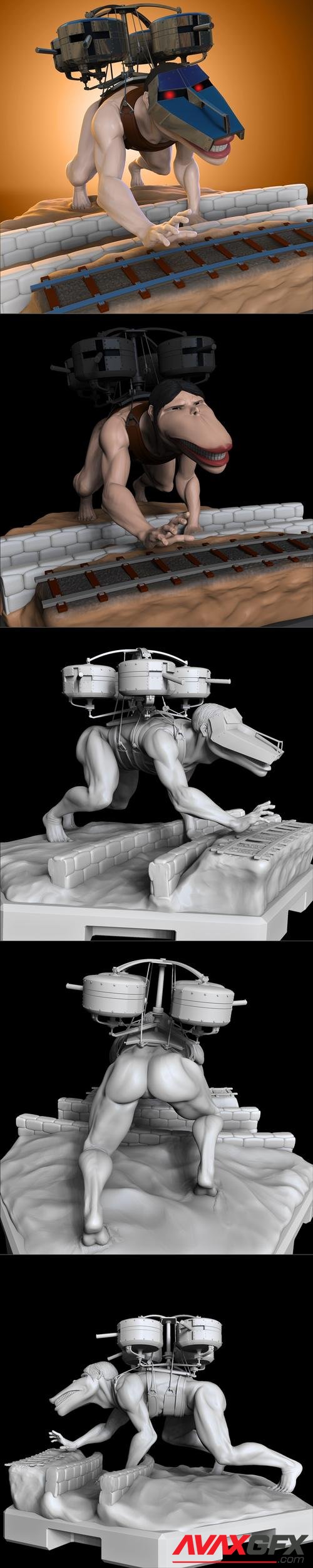 Pieck Titan - Shingeki no Kyojin 3D Print