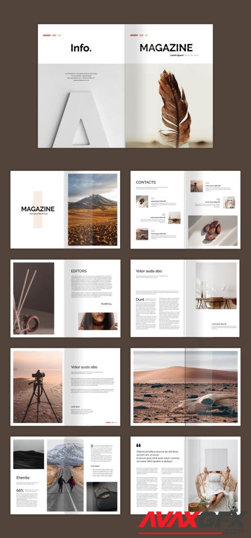 Adobestock - Magazine Layout 532556982