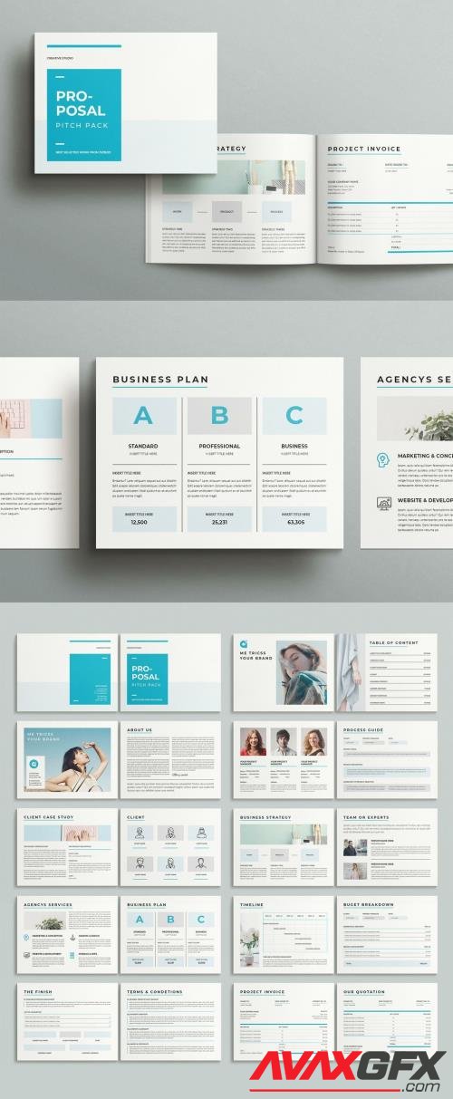 Adobestock - Proposal Pitch Pack - Landscape Layout 532533630