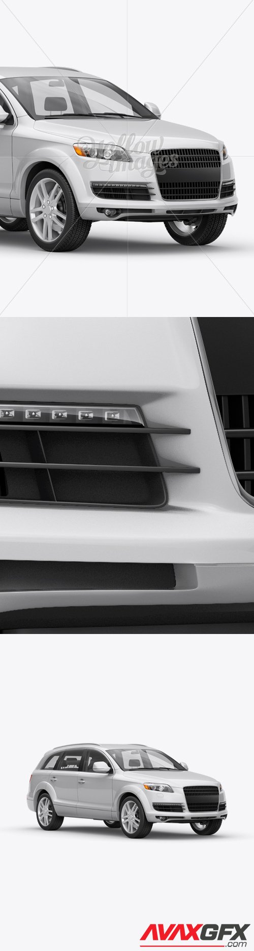 Audi Q7 Mockup - Halfside View 13189 TIF