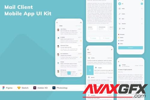 Mail Client Mobile App UI Kit 9YVX89R