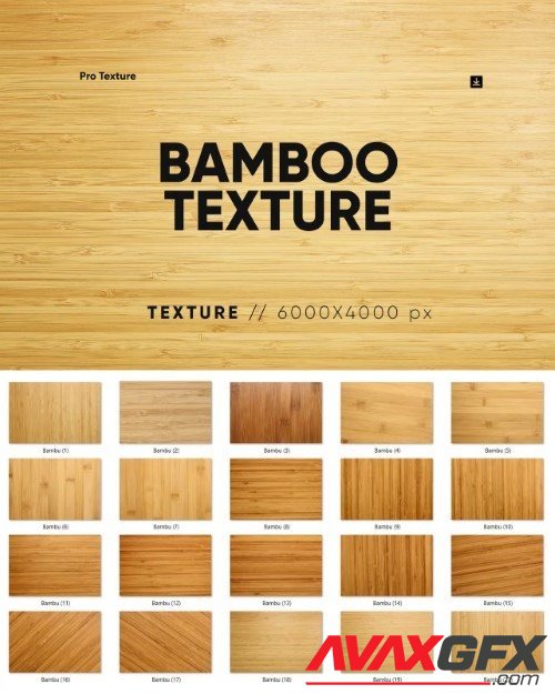 20 Bamboo Textures HQ - 12735194