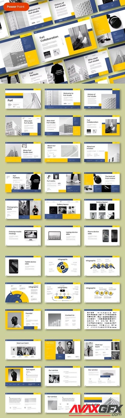 Furi Business PowerPoint Template