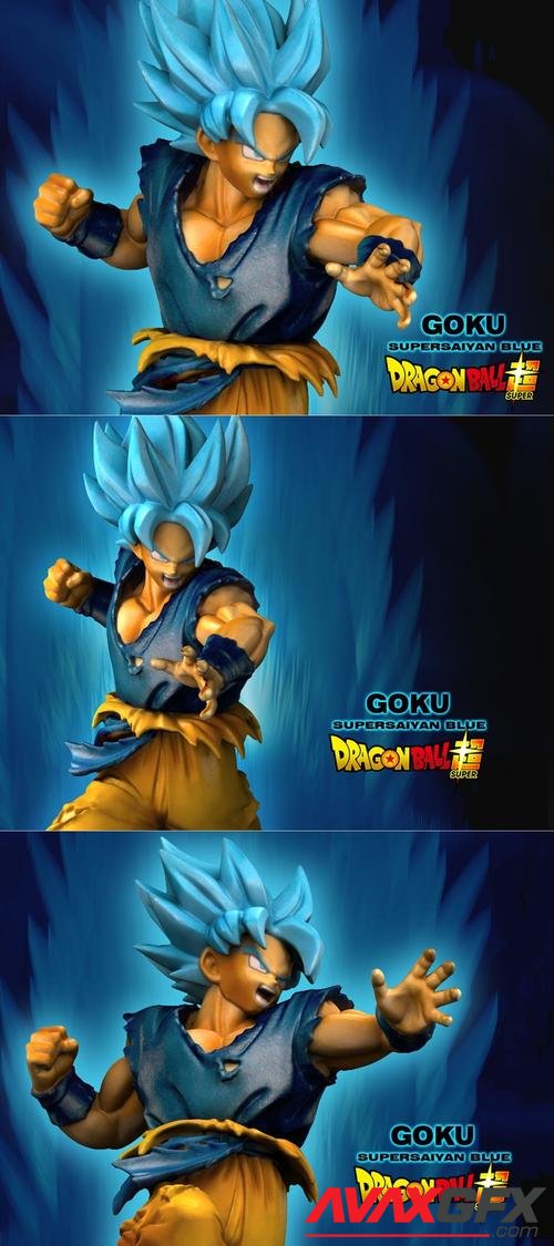 Goku Supersaiyan Blue – 3D Print