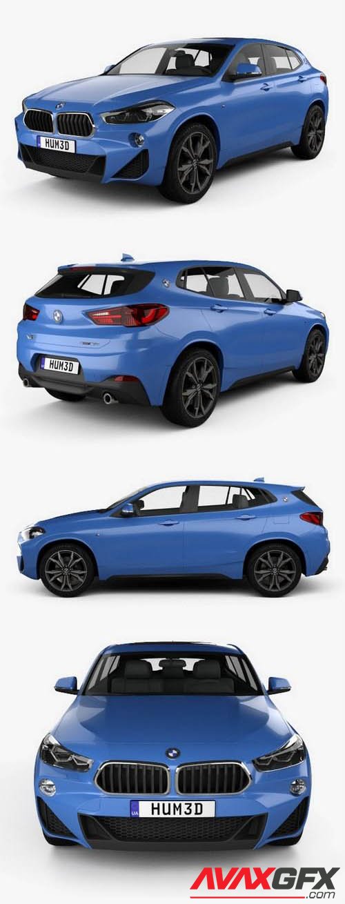 BMW X2 M Sport 2018 3D Model